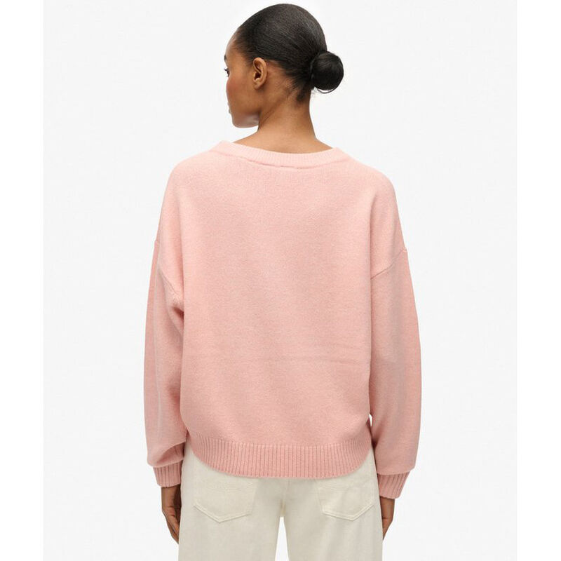 Superdry Slouchy Crew Neck Jumper image number 1